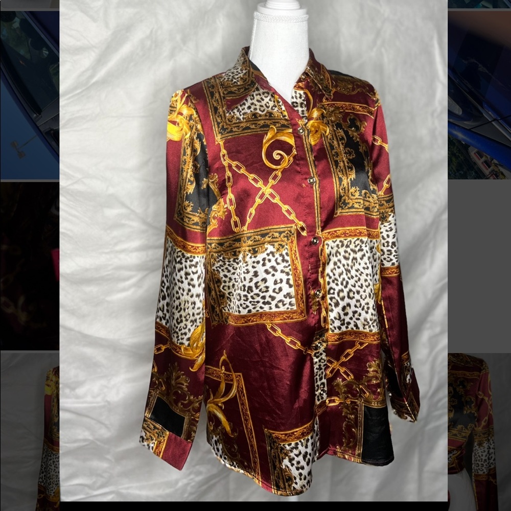 Nice Guess Multi Color Blouse- XS